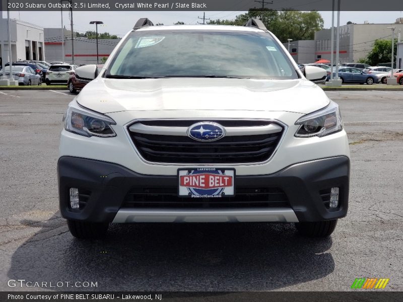 Crystal White Pearl / Slate Black 2020 Subaru Outback 2.5i Limited