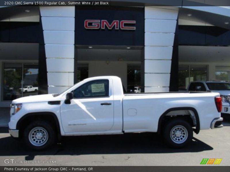Summit White / Jet Black 2020 GMC Sierra 1500 Regular Cab