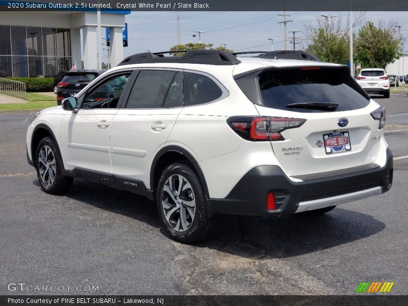 Crystal White Pearl / Slate Black 2020 Subaru Outback 2.5i Limited