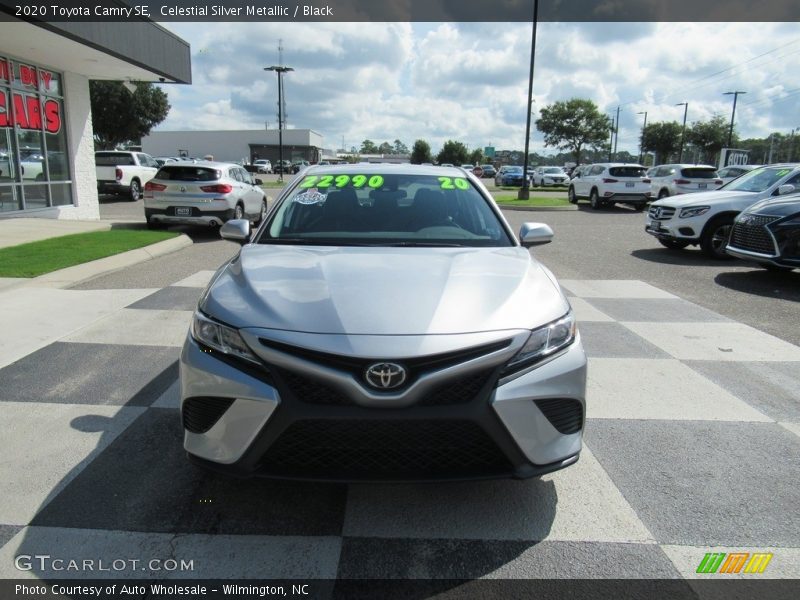Celestial Silver Metallic / Black 2020 Toyota Camry SE
