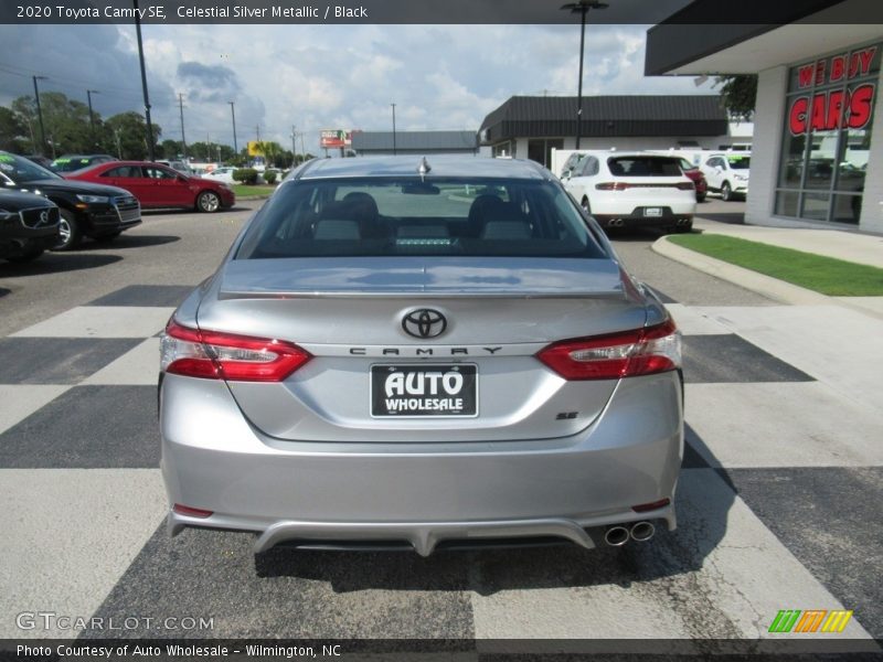 Celestial Silver Metallic / Black 2020 Toyota Camry SE