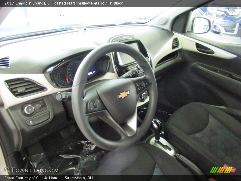 Toasted Marshmallow Metallic / Jet Black 2017 Chevrolet Spark LT