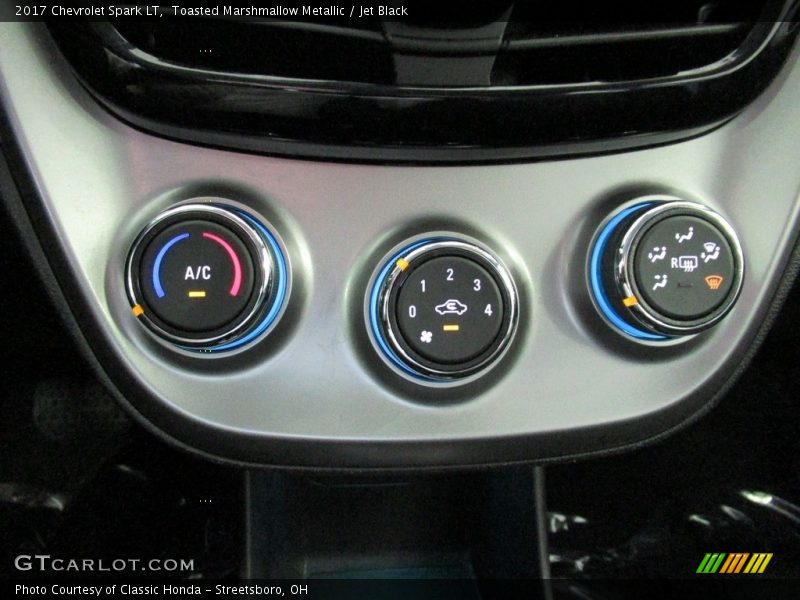 Toasted Marshmallow Metallic / Jet Black 2017 Chevrolet Spark LT