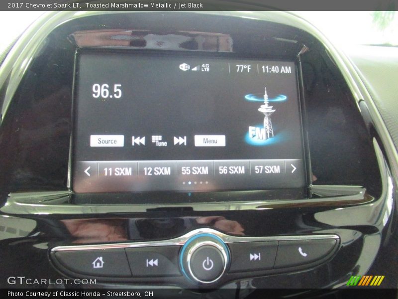 Toasted Marshmallow Metallic / Jet Black 2017 Chevrolet Spark LT