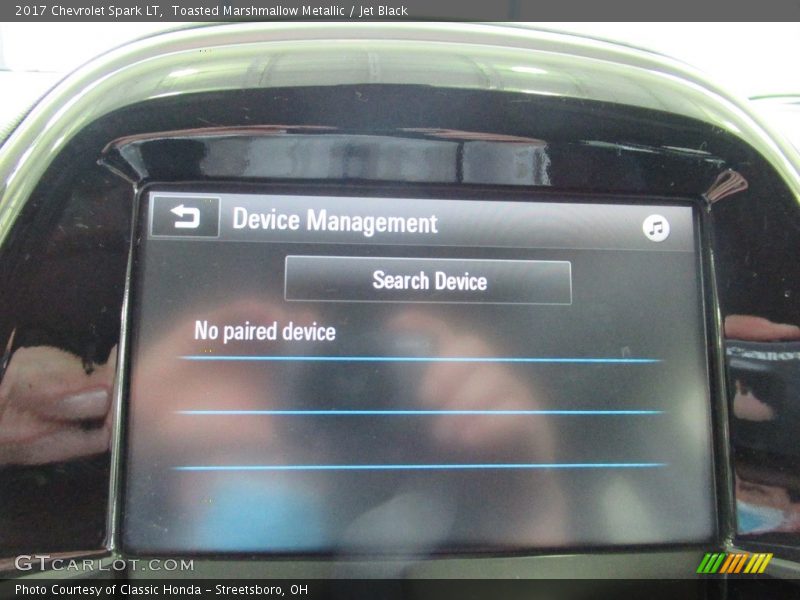 Toasted Marshmallow Metallic / Jet Black 2017 Chevrolet Spark LT