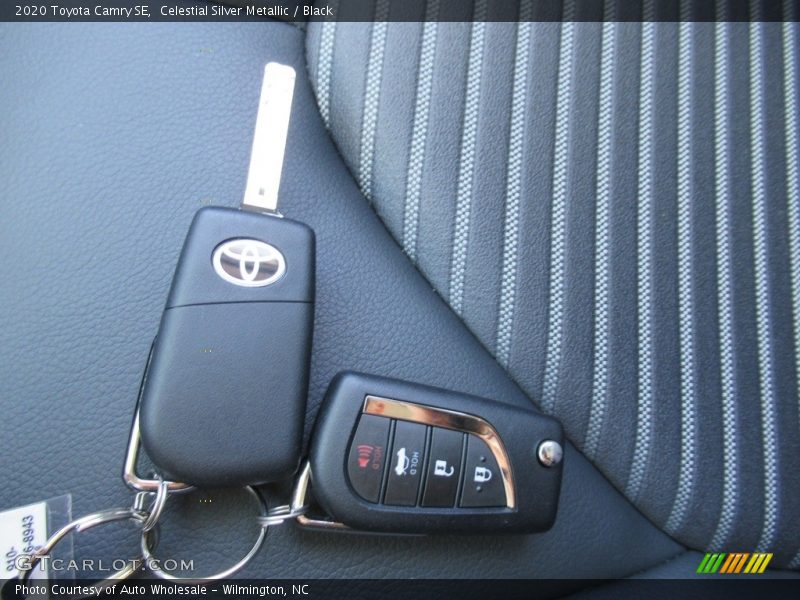 Celestial Silver Metallic / Black 2020 Toyota Camry SE