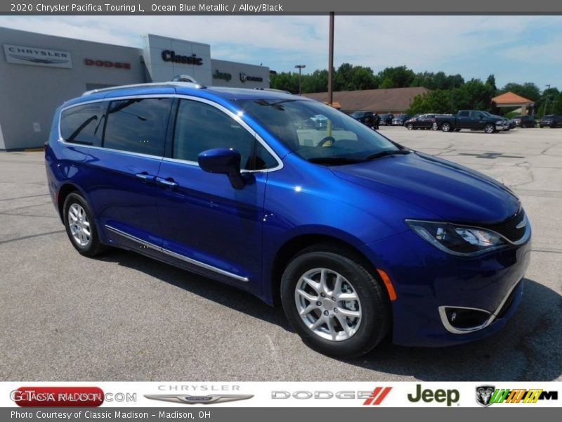 Ocean Blue Metallic / Alloy/Black 2020 Chrysler Pacifica Touring L