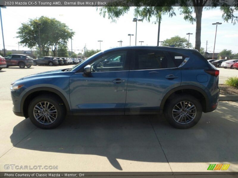 Eternal Blue Mica / Black 2020 Mazda CX-5 Touring AWD