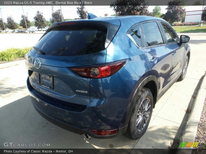 Eternal Blue Mica / Black 2020 Mazda CX-5 Touring AWD