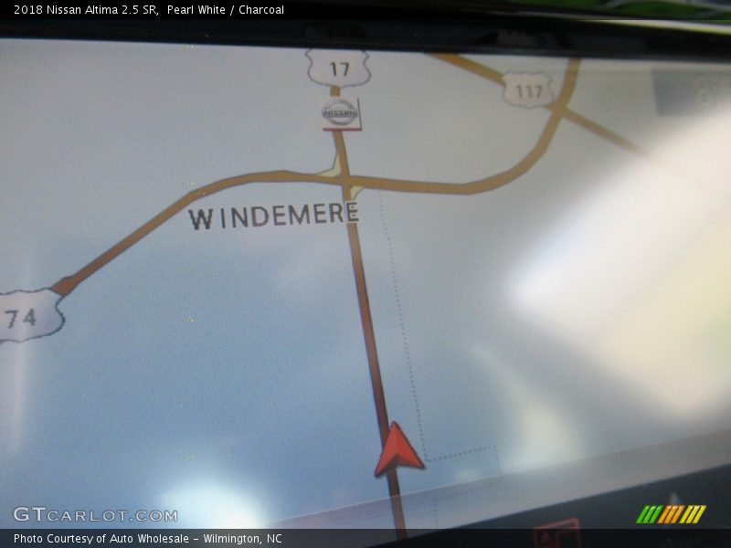 Pearl White / Charcoal 2018 Nissan Altima 2.5 SR