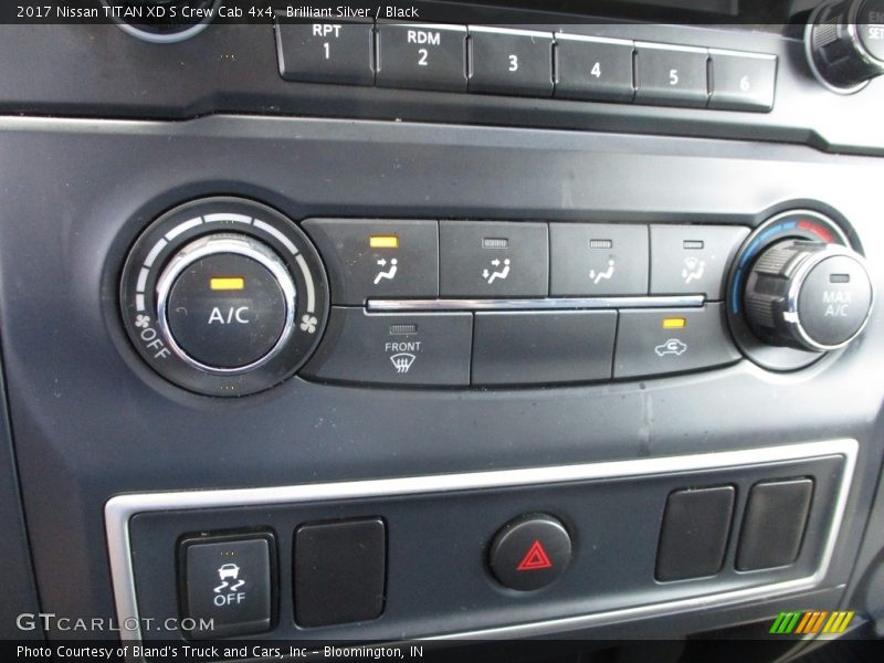 Brilliant Silver / Black 2017 Nissan TITAN XD S Crew Cab 4x4