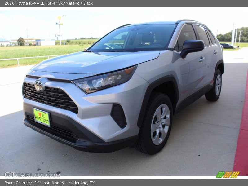 Silver Sky Metallic / Black 2020 Toyota RAV4 LE