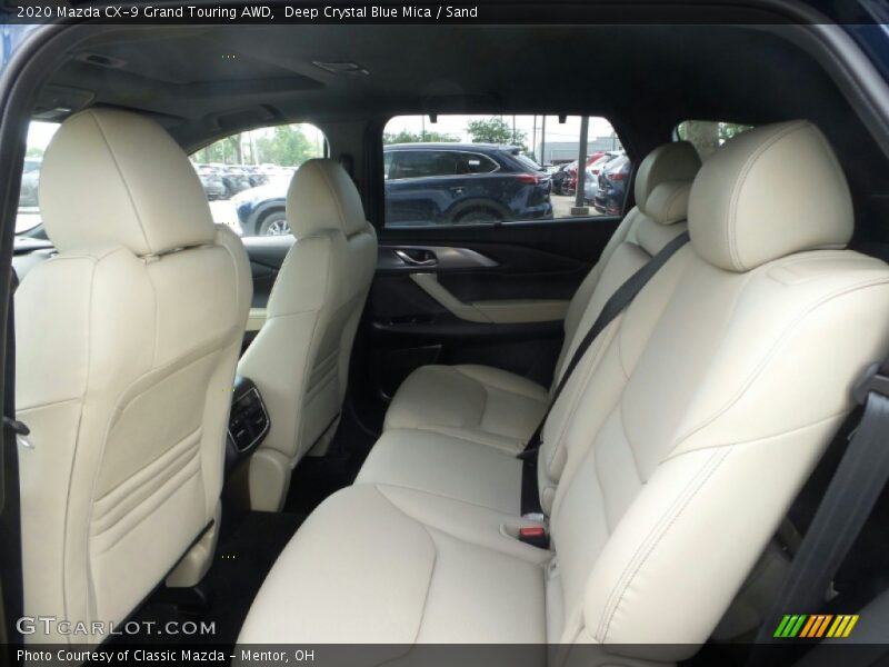 Deep Crystal Blue Mica / Sand 2020 Mazda CX-9 Grand Touring AWD