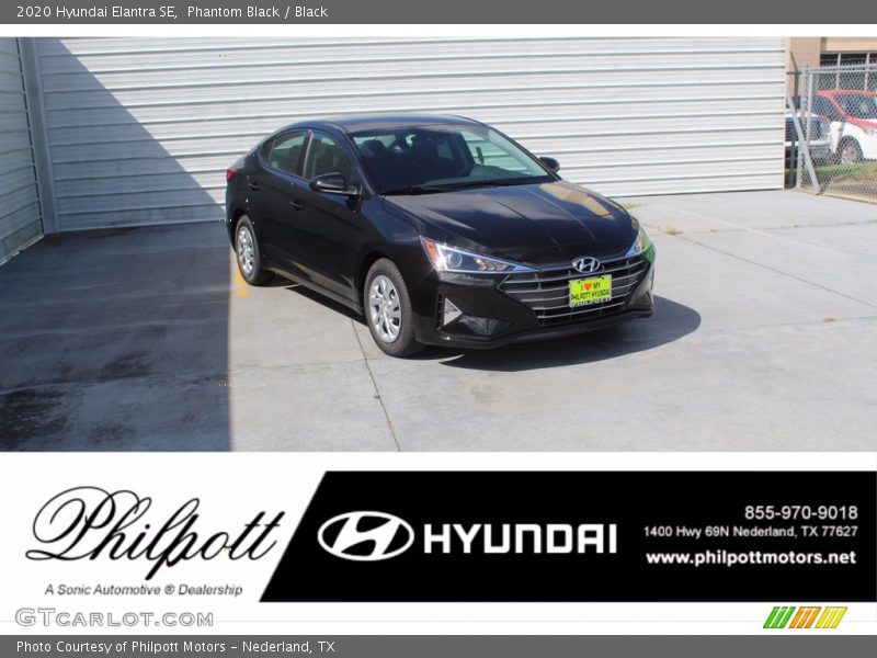 Phantom Black / Black 2020 Hyundai Elantra SE