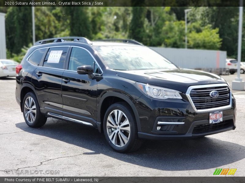Crystal Black Silica / Slate 2020 Subaru Ascent Limited