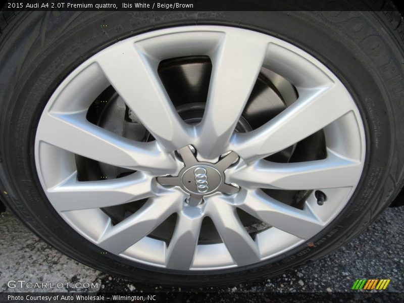 Ibis White / Beige/Brown 2015 Audi A4 2.0T Premium quattro