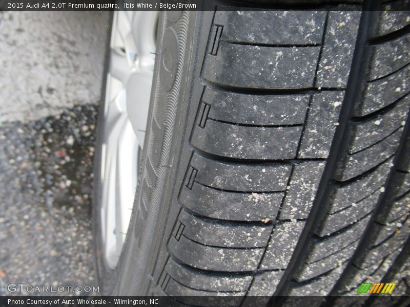 Ibis White / Beige/Brown 2015 Audi A4 2.0T Premium quattro