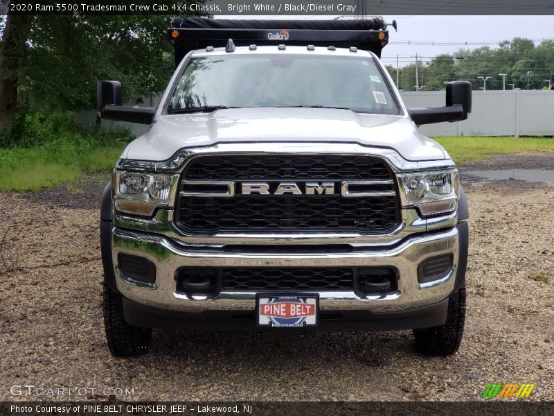 Bright White / Black/Diesel Gray 2020 Ram 5500 Tradesman Crew Cab 4x4 Chassis