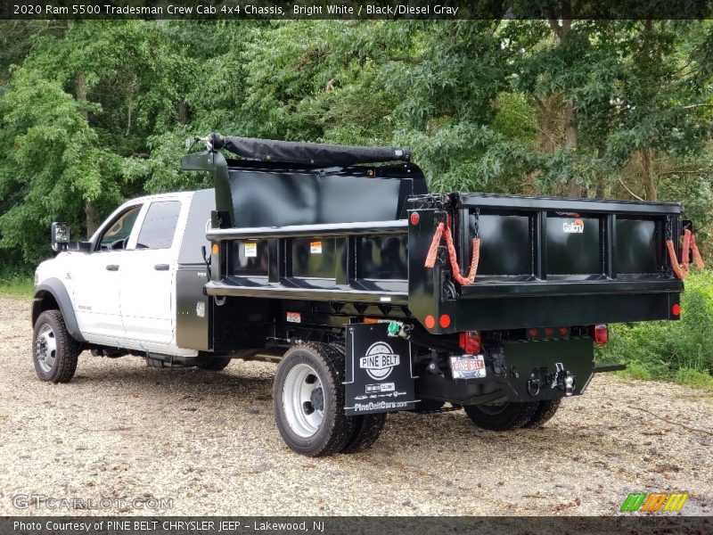 Bright White / Black/Diesel Gray 2020 Ram 5500 Tradesman Crew Cab 4x4 Chassis