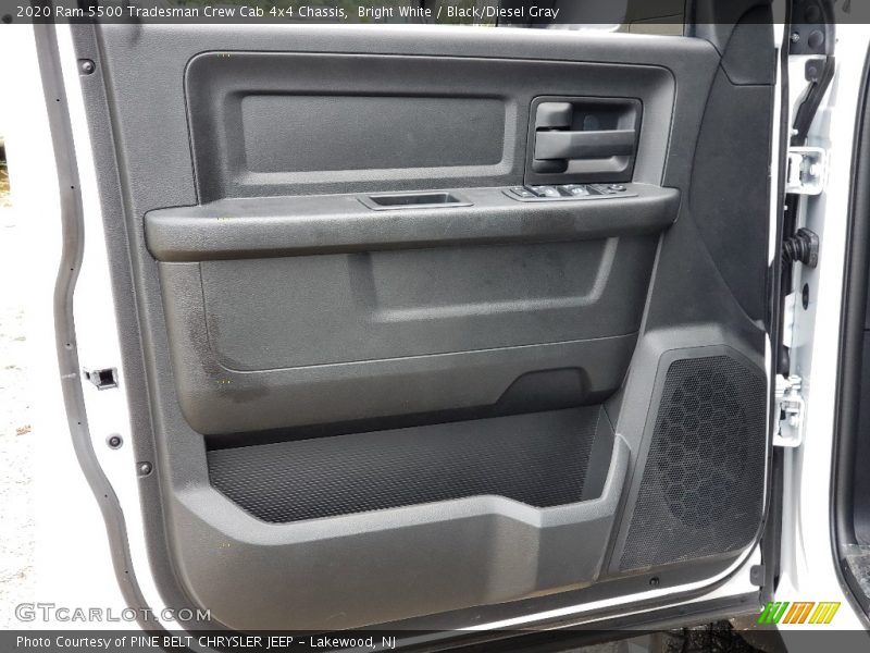 Bright White / Black/Diesel Gray 2020 Ram 5500 Tradesman Crew Cab 4x4 Chassis