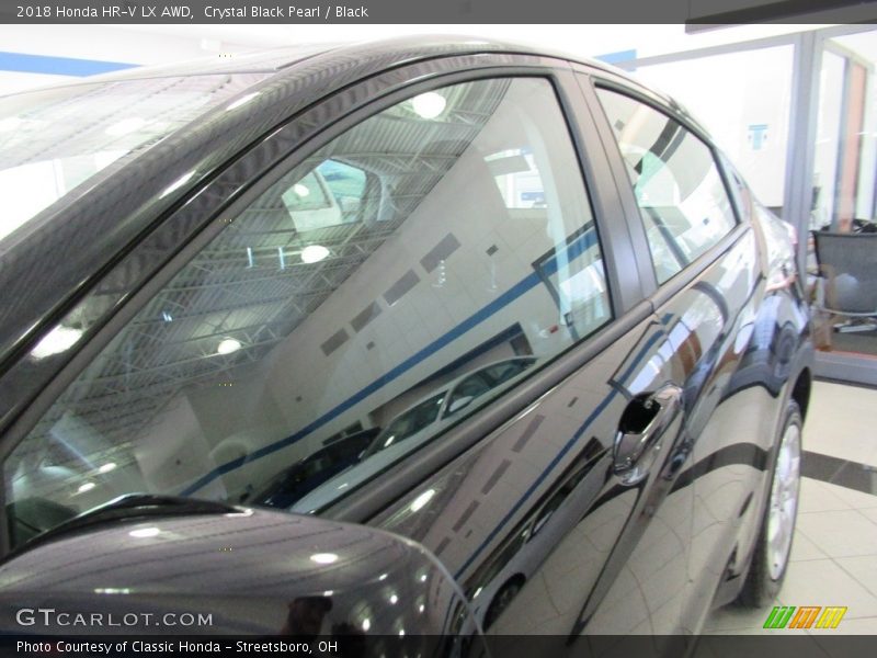 Crystal Black Pearl / Black 2018 Honda HR-V LX AWD