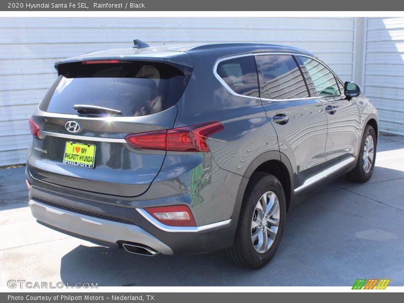 Rainforest / Black 2020 Hyundai Santa Fe SEL