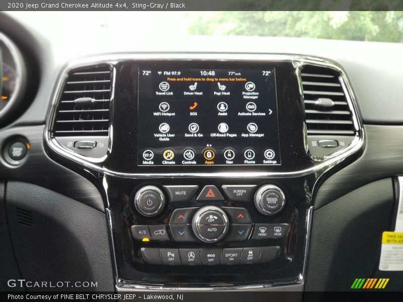 Sting-Gray / Black 2020 Jeep Grand Cherokee Altitude 4x4