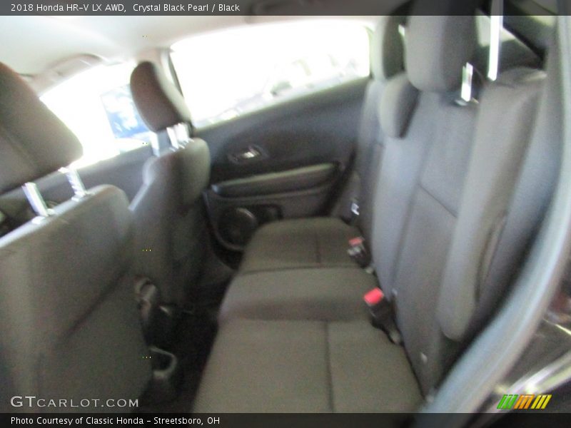 Crystal Black Pearl / Black 2018 Honda HR-V LX AWD