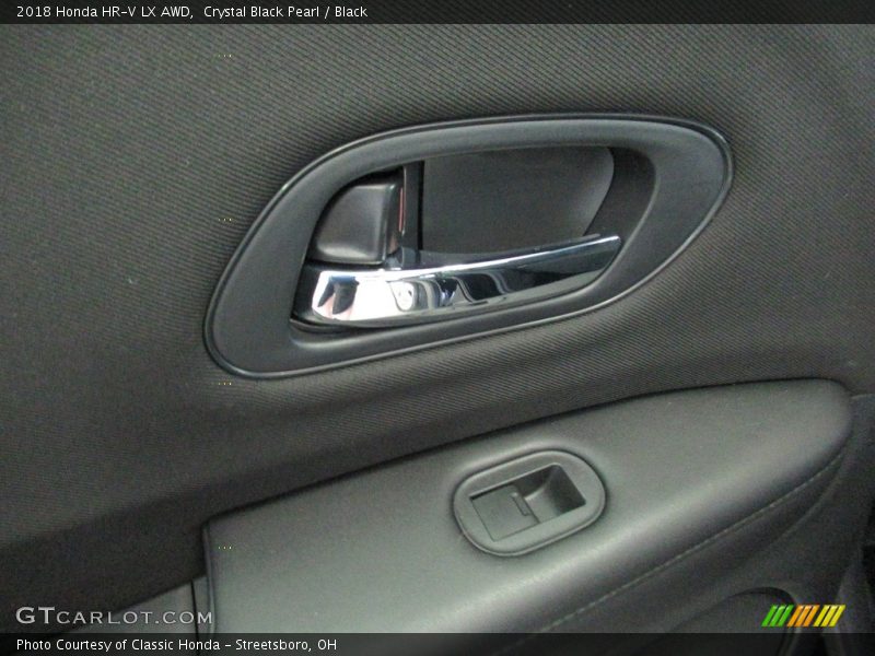 Crystal Black Pearl / Black 2018 Honda HR-V LX AWD