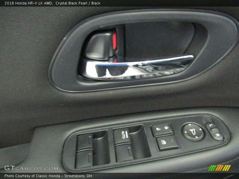 Crystal Black Pearl / Black 2018 Honda HR-V LX AWD