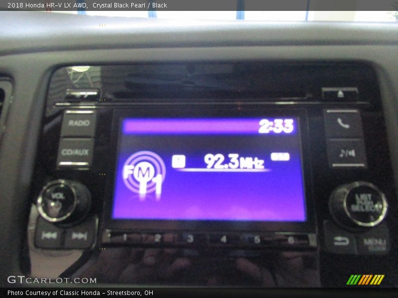 Crystal Black Pearl / Black 2018 Honda HR-V LX AWD