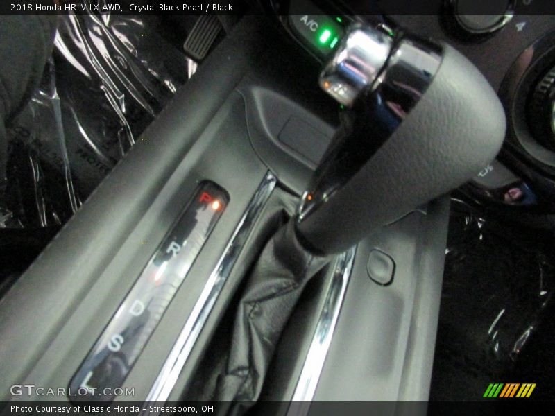 Crystal Black Pearl / Black 2018 Honda HR-V LX AWD