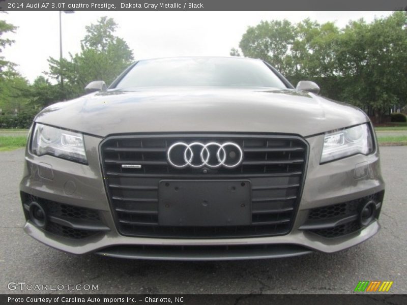 Dakota Gray Metallic / Black 2014 Audi A7 3.0T quattro Prestige