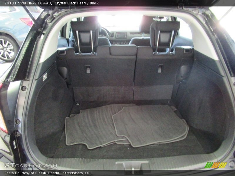 Crystal Black Pearl / Black 2018 Honda HR-V LX AWD