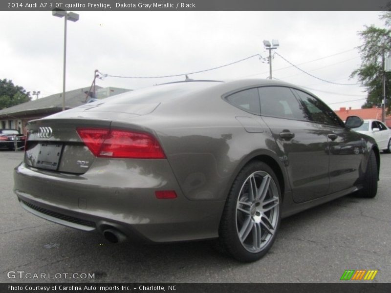 Dakota Gray Metallic / Black 2014 Audi A7 3.0T quattro Prestige