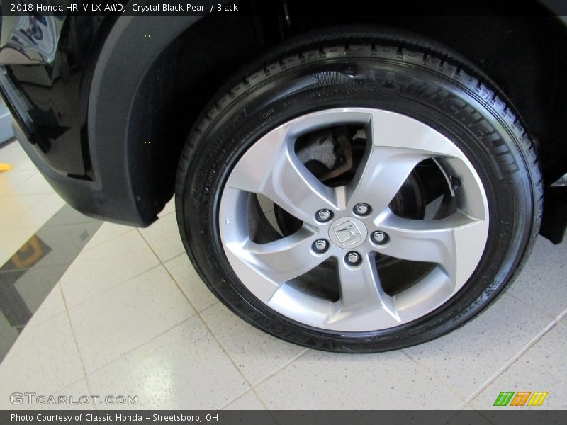 Crystal Black Pearl / Black 2018 Honda HR-V LX AWD