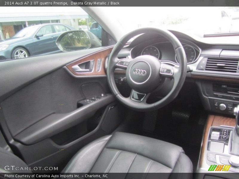 Dakota Gray Metallic / Black 2014 Audi A7 3.0T quattro Prestige