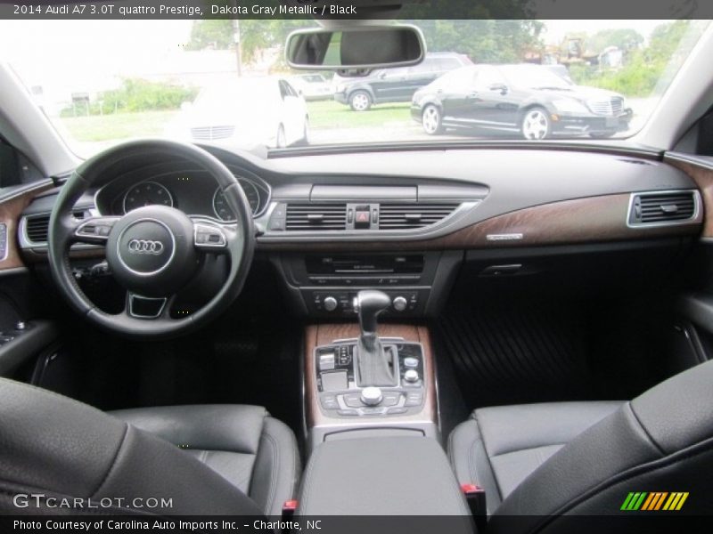Dakota Gray Metallic / Black 2014 Audi A7 3.0T quattro Prestige