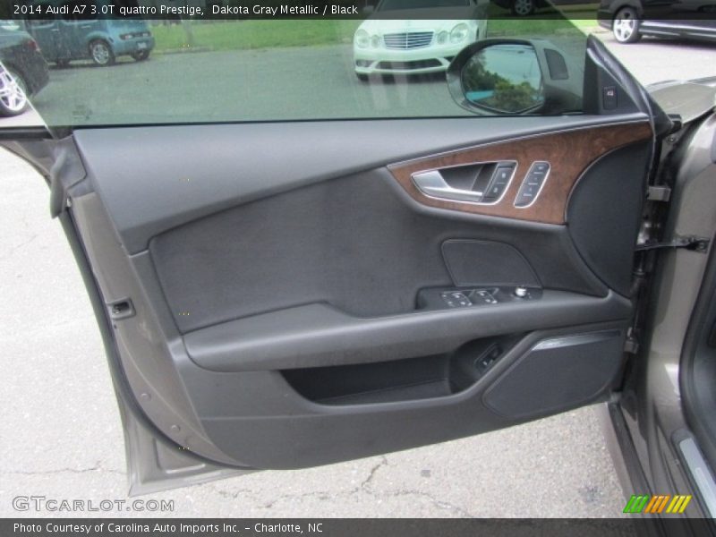 Dakota Gray Metallic / Black 2014 Audi A7 3.0T quattro Prestige