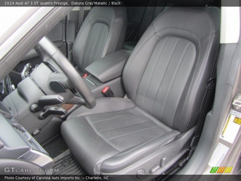 Dakota Gray Metallic / Black 2014 Audi A7 3.0T quattro Prestige