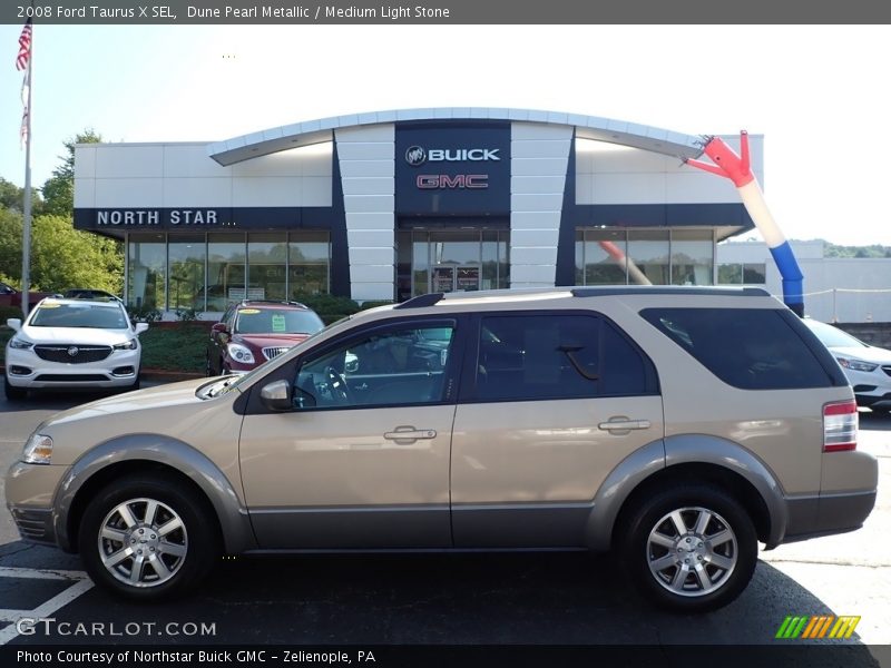 Dune Pearl Metallic / Medium Light Stone 2008 Ford Taurus X SEL