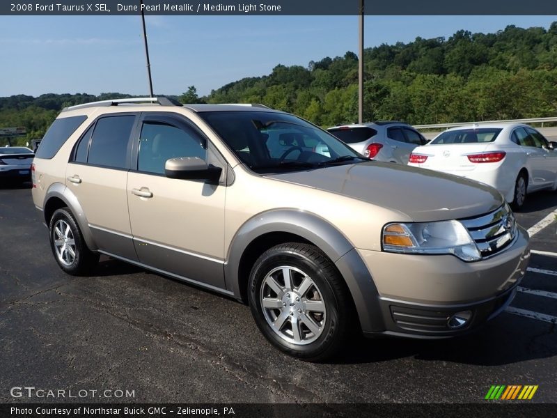 Dune Pearl Metallic / Medium Light Stone 2008 Ford Taurus X SEL