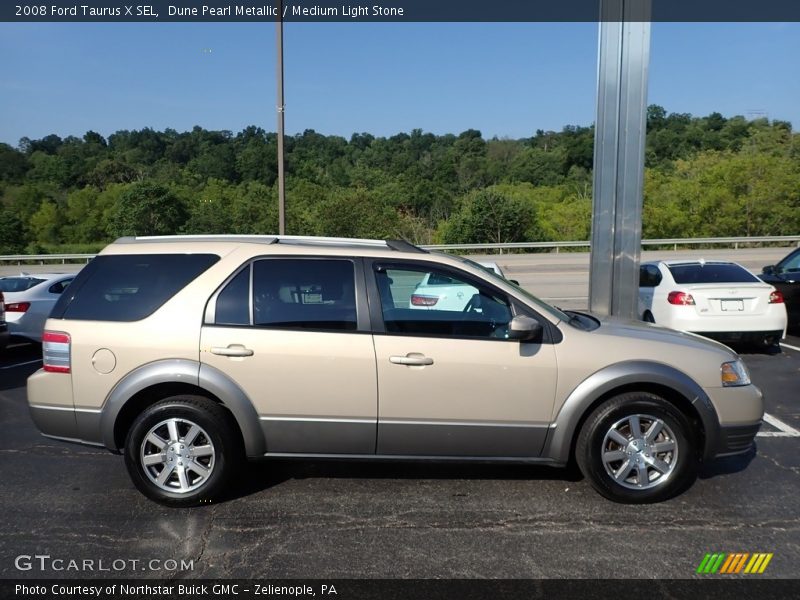 Dune Pearl Metallic / Medium Light Stone 2008 Ford Taurus X SEL