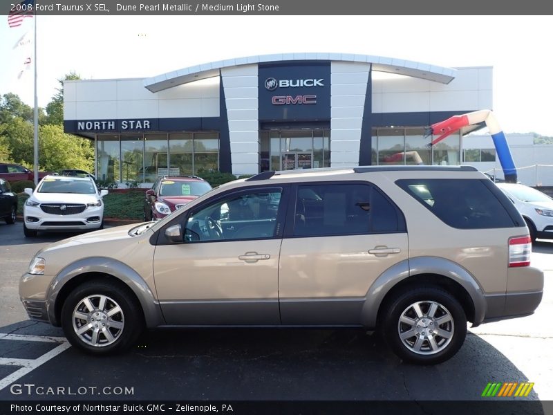 Dune Pearl Metallic / Medium Light Stone 2008 Ford Taurus X SEL