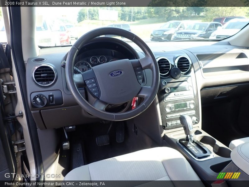 Dune Pearl Metallic / Medium Light Stone 2008 Ford Taurus X SEL