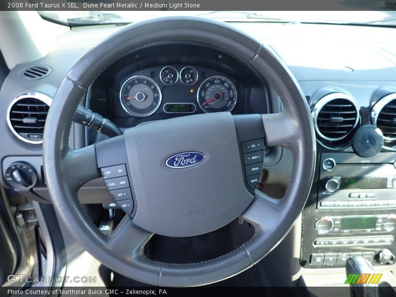Dune Pearl Metallic / Medium Light Stone 2008 Ford Taurus X SEL