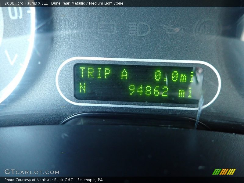 Dune Pearl Metallic / Medium Light Stone 2008 Ford Taurus X SEL