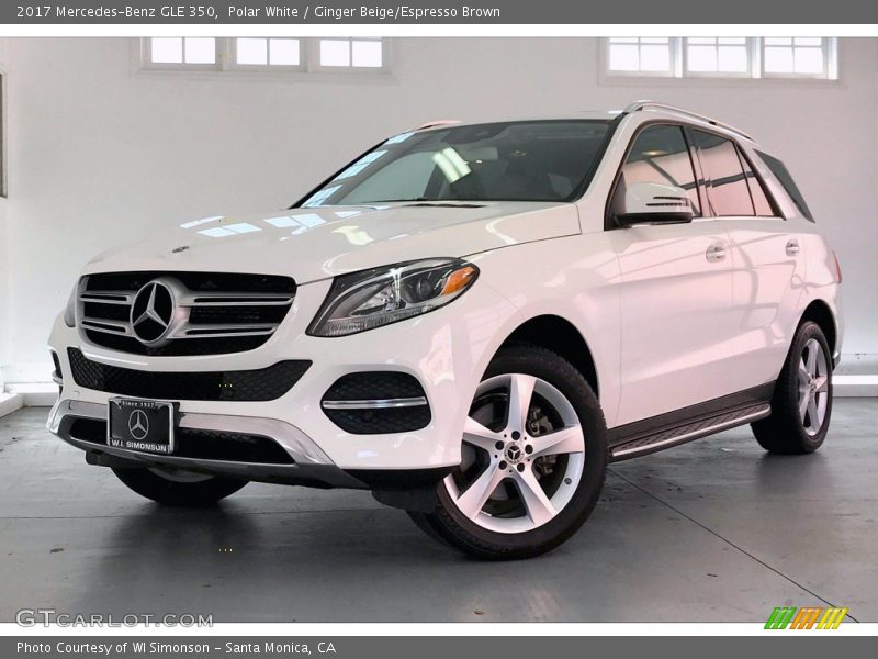 Polar White / Ginger Beige/Espresso Brown 2017 Mercedes-Benz GLE 350
