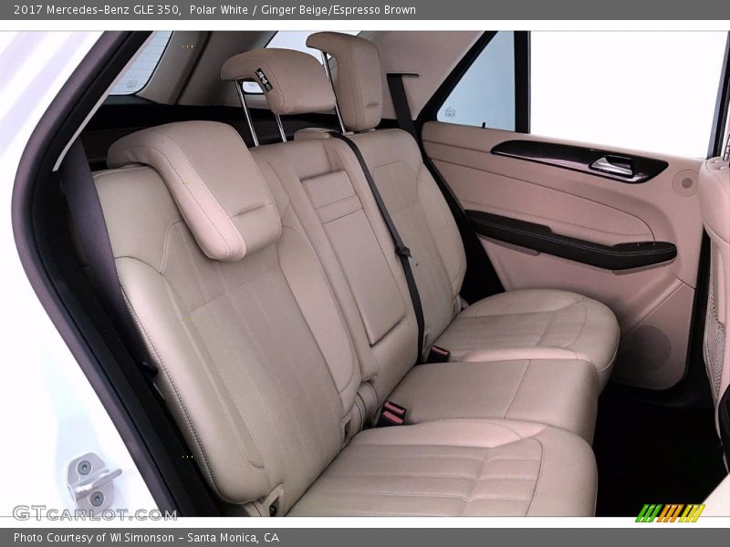 Polar White / Ginger Beige/Espresso Brown 2017 Mercedes-Benz GLE 350