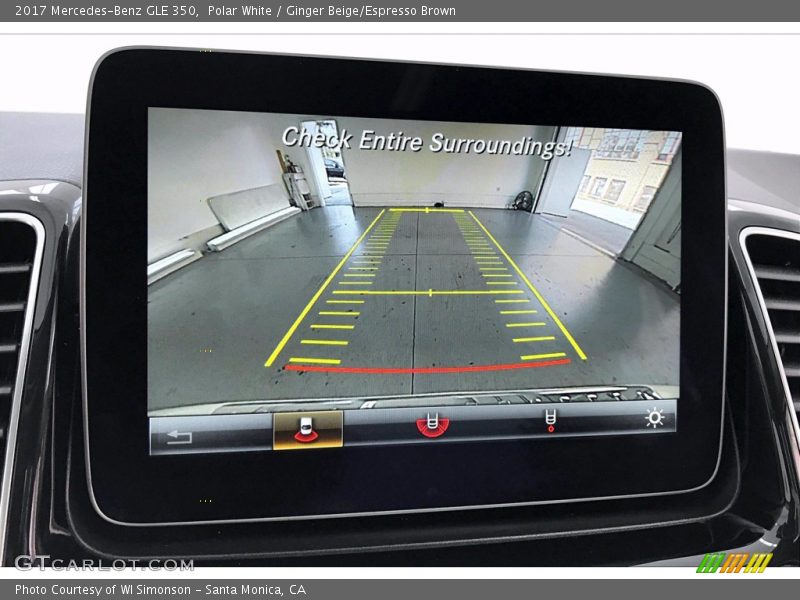 Polar White / Ginger Beige/Espresso Brown 2017 Mercedes-Benz GLE 350
